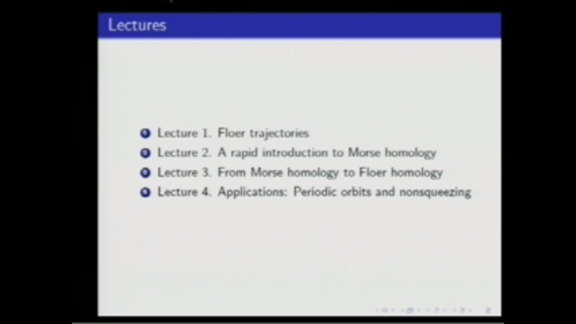 Introduction to Symplectic & Contact Geometry & Topology - Kerman I Thumbnail