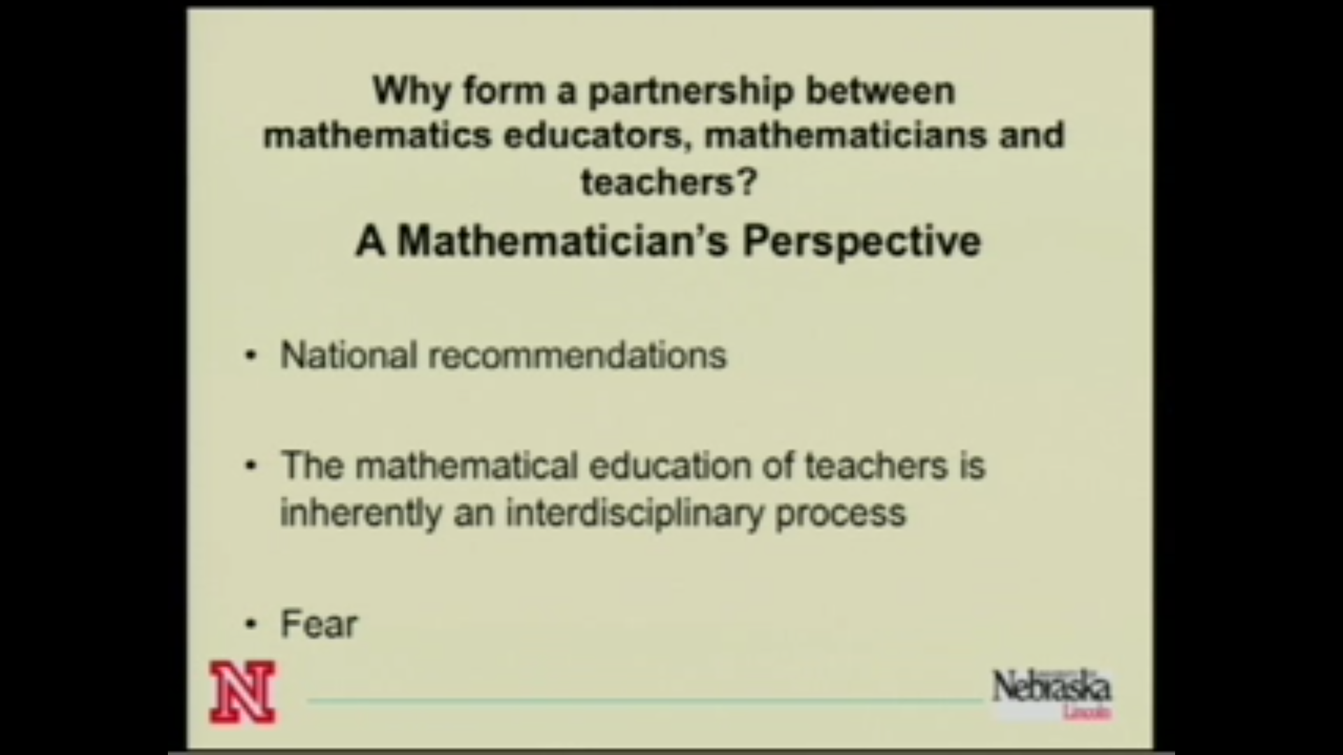 The Mathematics Semester at the University of Nebraska-Lincoln Thumbnail