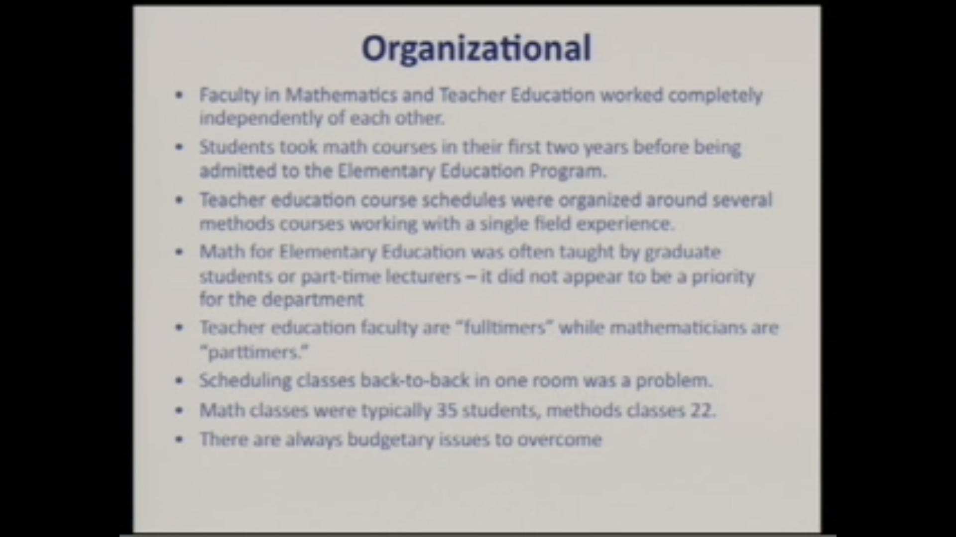 Forming Partnerships Across Institutional Boundaries (budgetary, departmental, college) Thumbnail