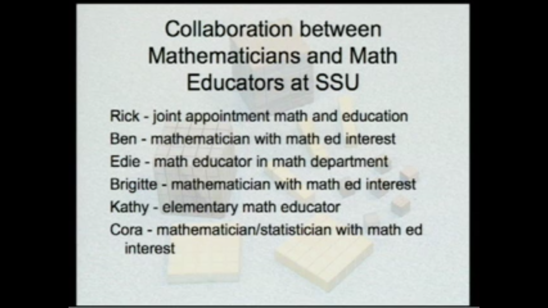 Math Courses for Elementary Teachers at Sonoma State University Thumbnail