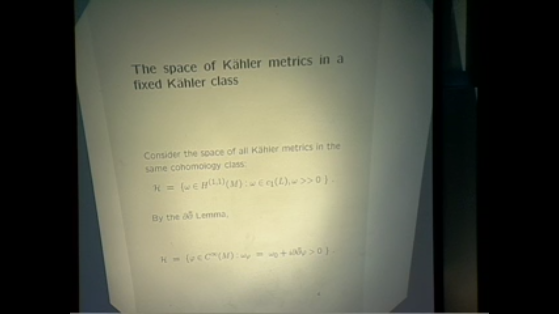 The Cauchy problem for the homogeneous Monge Ampere geodesic equation Thumbnail