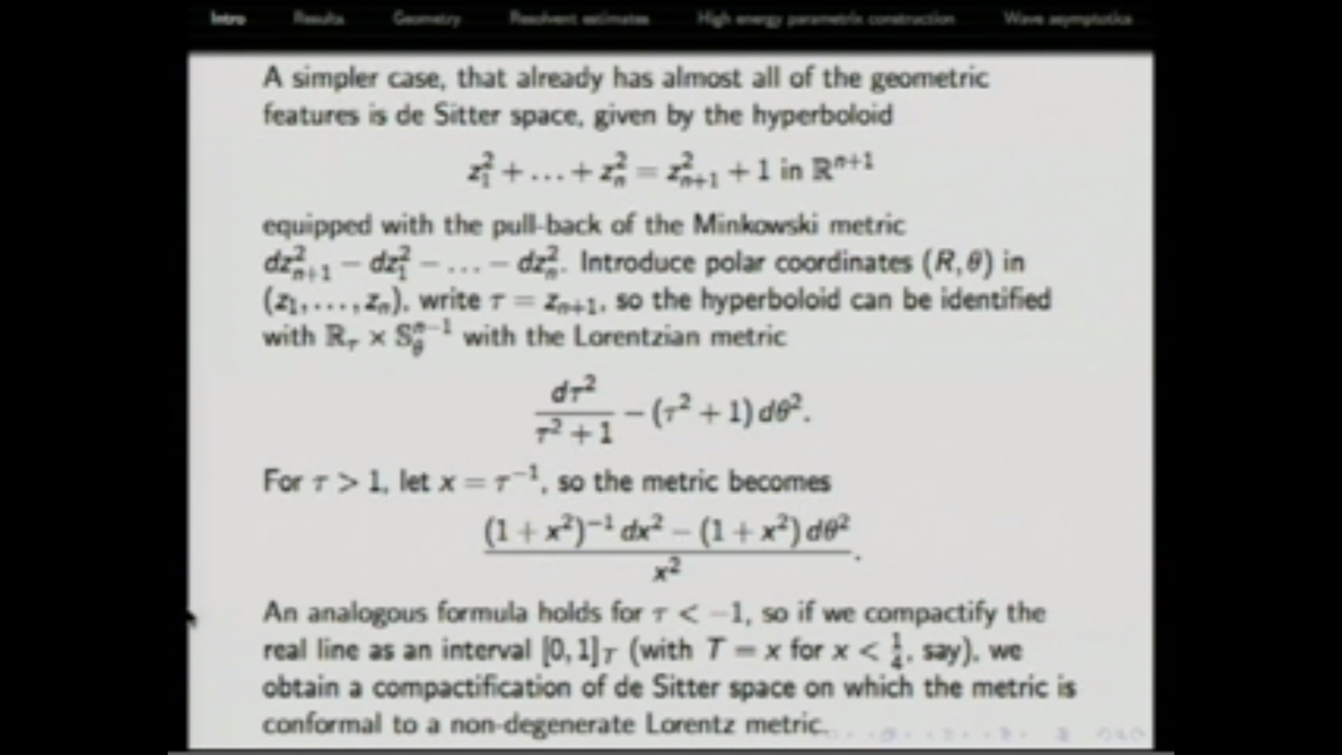 Wave propagation and high energy resolvent estimates for De Sitter - Schwarzchild space Thumbnail