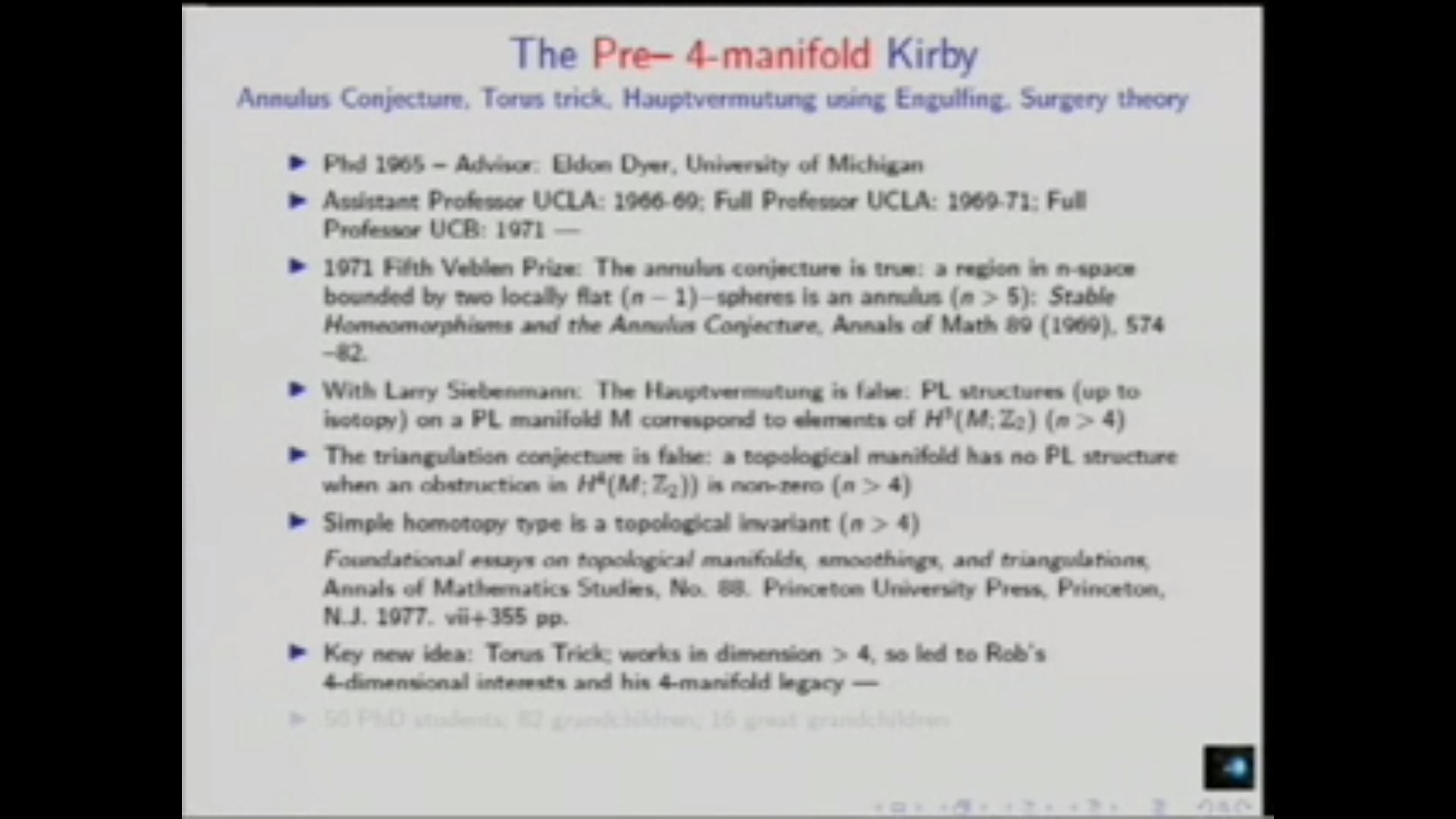 4-manifolds, Big and Small Thumbnail