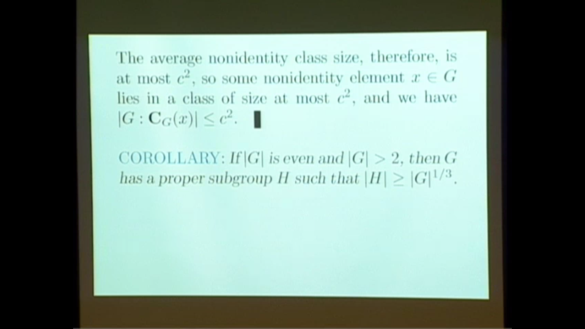 An Introduction To Character Theory And The McKay Conjecture, lecture 19 Thumbnail