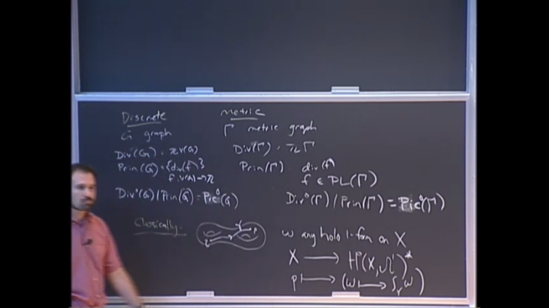 Chip Firing and Tropical Curves, lecture 13 Thumbnail