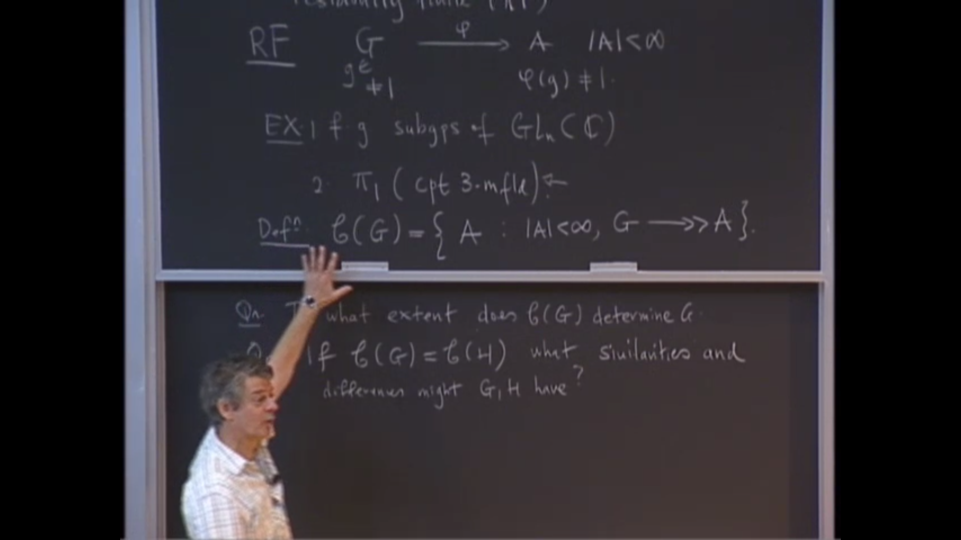 Recognizing 3-manifold groups by their finite quotients Thumbnail