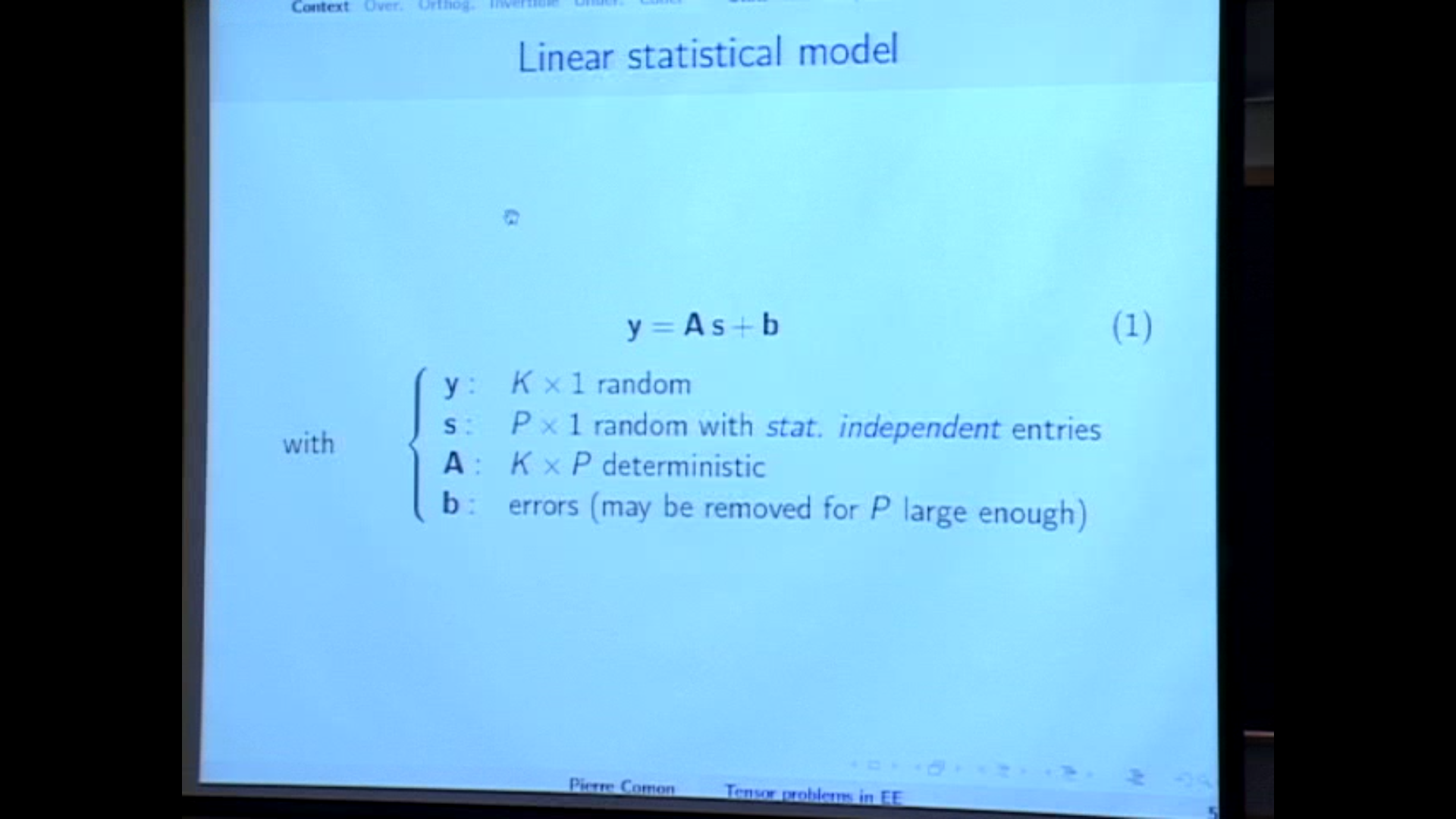 General statements on linear mixtures of random variables, cumulants, and tensors Thumbnail