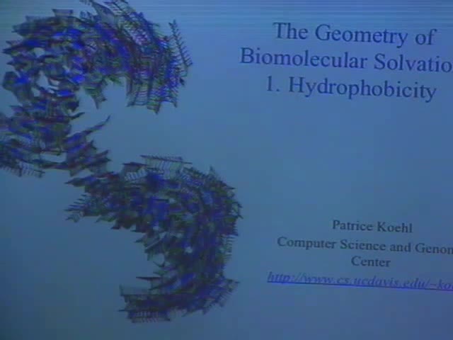 The geometry of biomolecular solvation. Part 1: Hydrophobicity Thumbnail