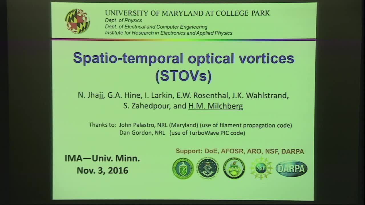 Spatio-temporal Optical Vortices Thumbnail