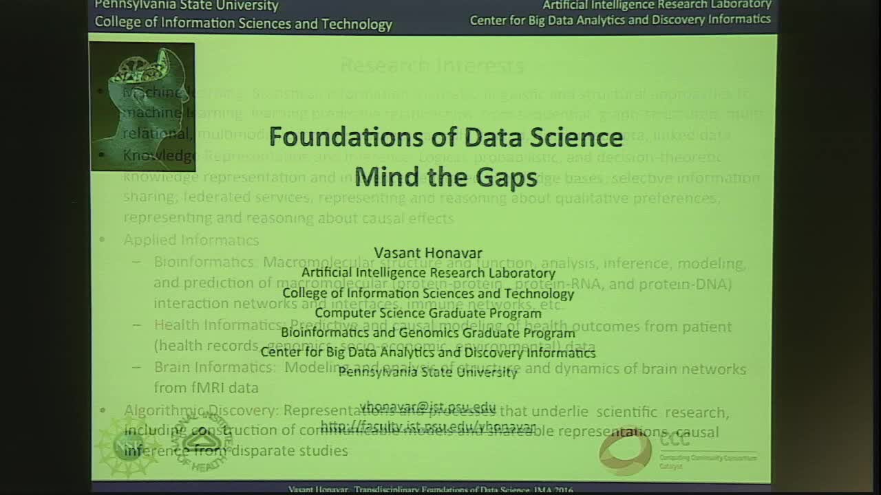 Foundations of Data Science: Mind the Gaps Thumbnail