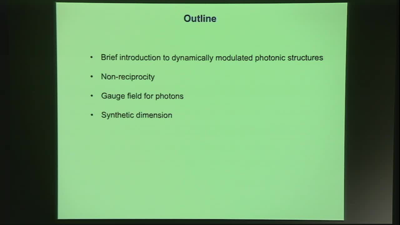 Dynamically Modulated Structures: From Reciprocity Breaking to Synthetic Dimensions Thumbnail