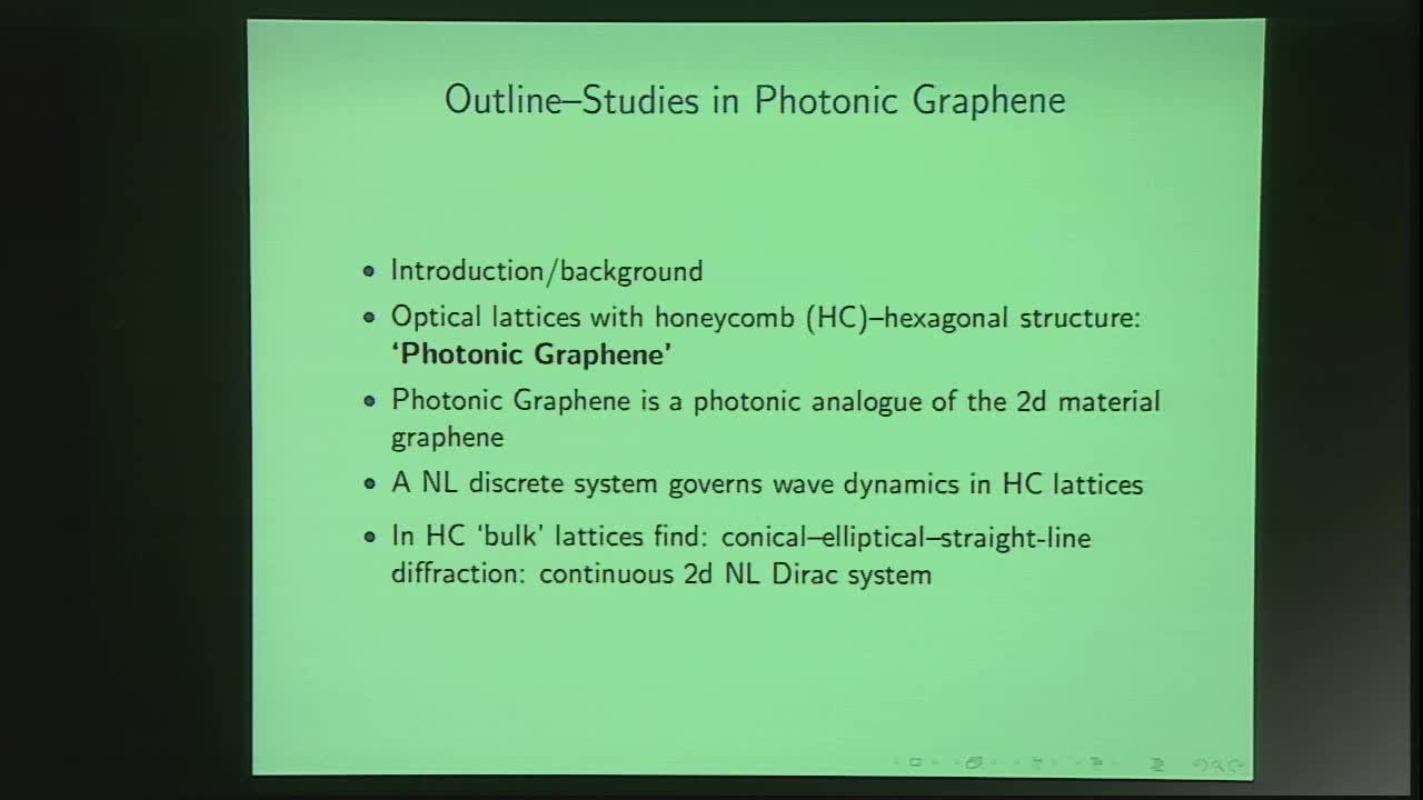 Wave Propagation in Photonic Graphene and Rogue Waves Thumbnail