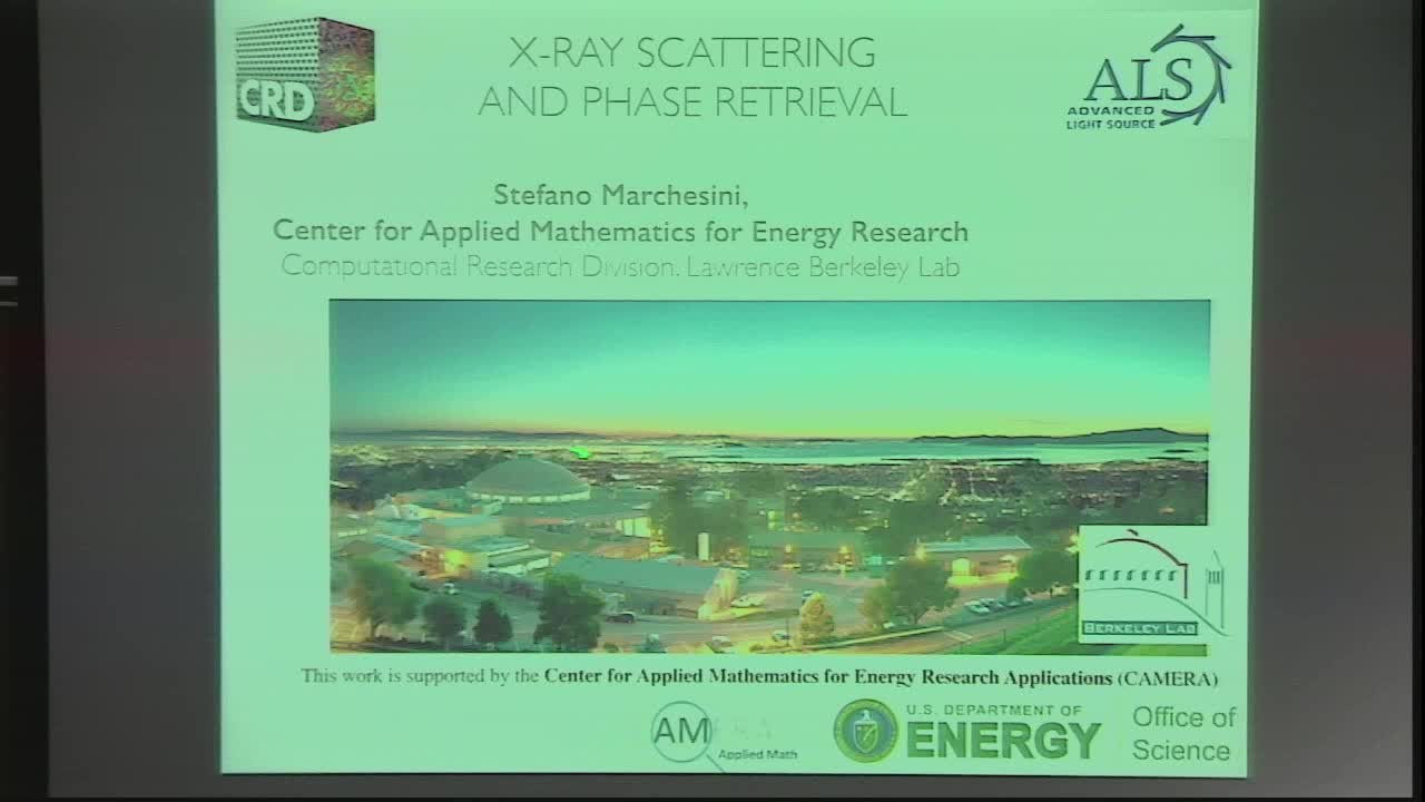 X ray Scattering and Phase Retrieval Thumbnail