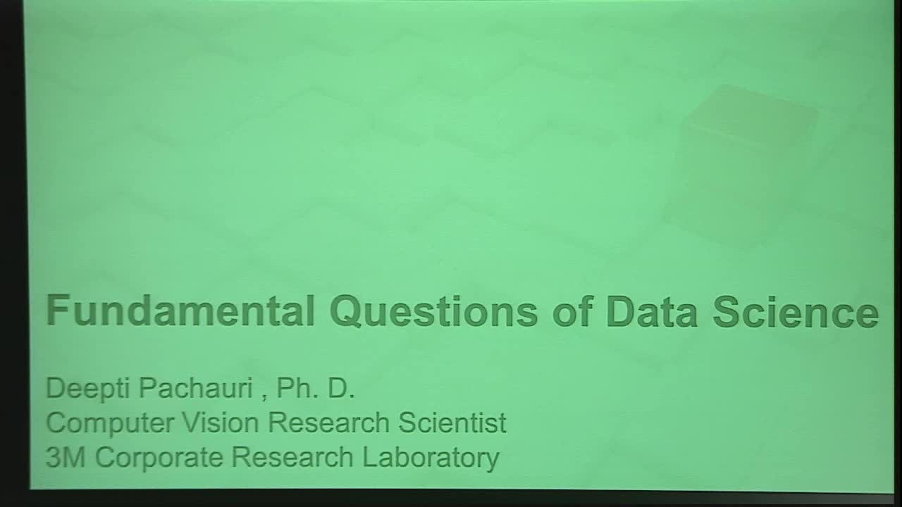 Fundamental Questions of Data Science Thumbnail