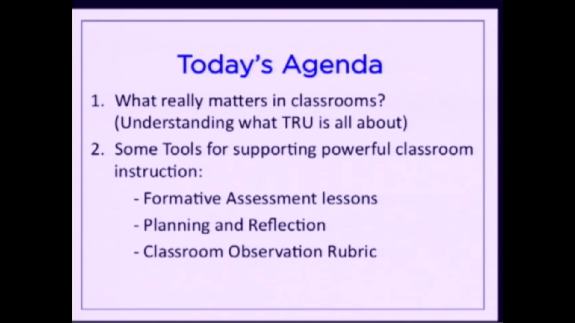 The practice and use of observation in powerful professional development: The teaching-for-robust-understanding (TRU) framework Thumbnail