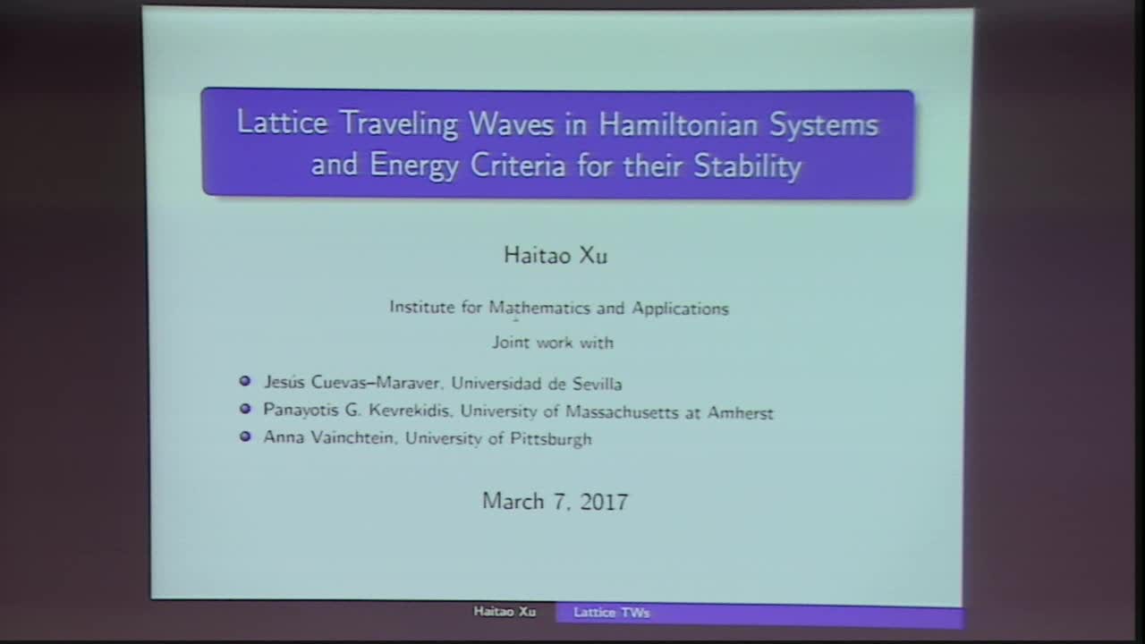 Lattice Traveling Waves in Hamiltonian Systems and Energy Criteria for their Stability Thumbnail