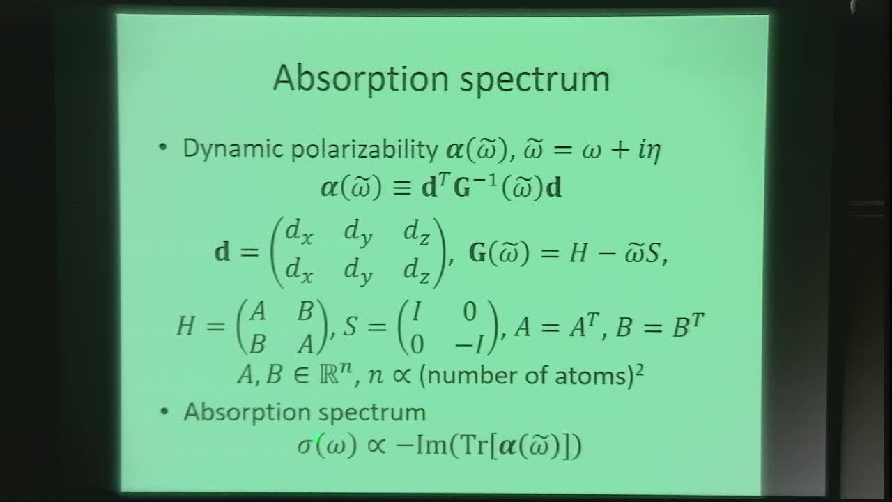 Fast Algorithm for Estimating Optical Absorption Spectrum in Linear Response TDDFT Thumbnail