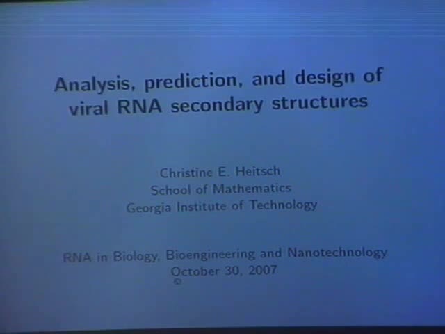 Analysis, Prediction, and Design of Viral RNA Secondary Structures Thumbnail