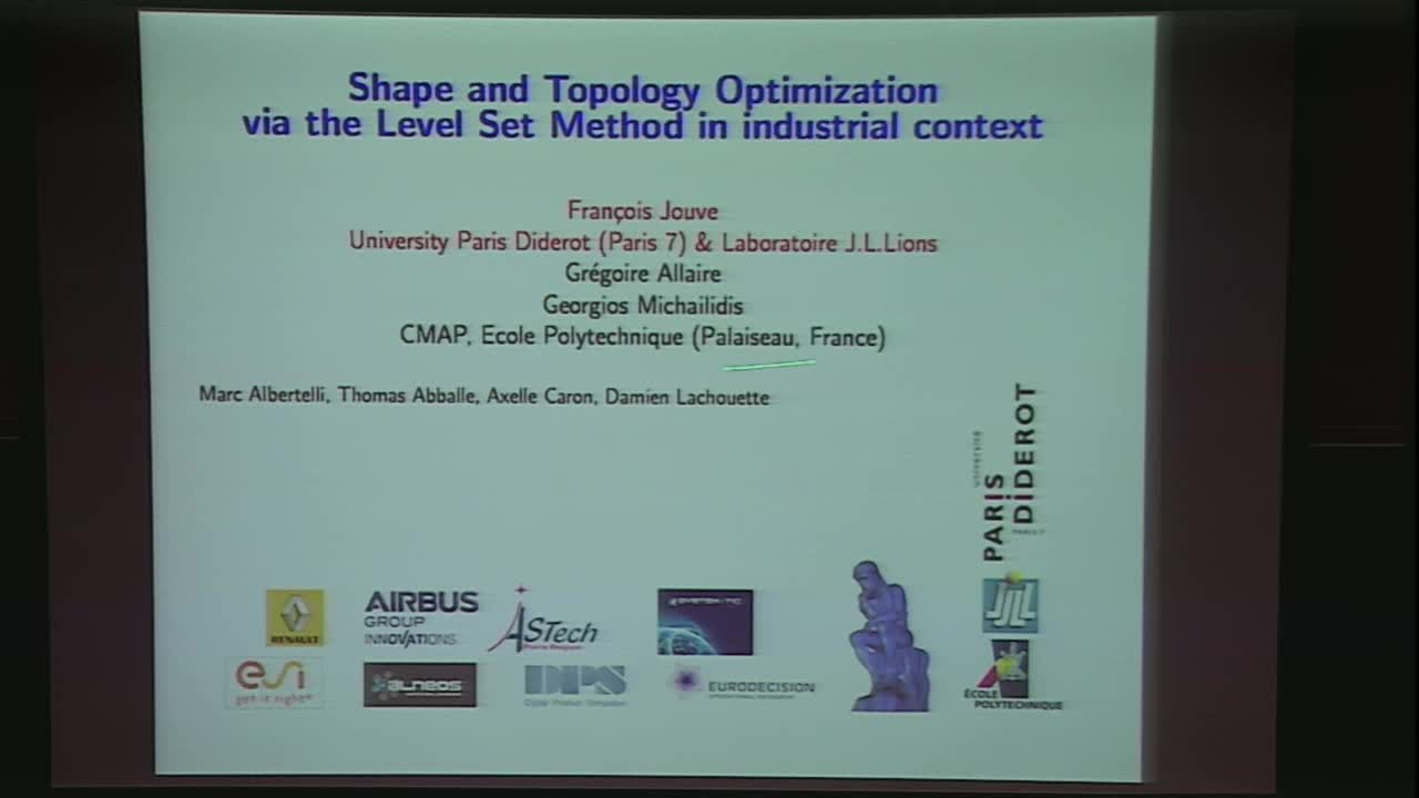 Recent advances in shape and topology optimization by the level set method Thumbnail