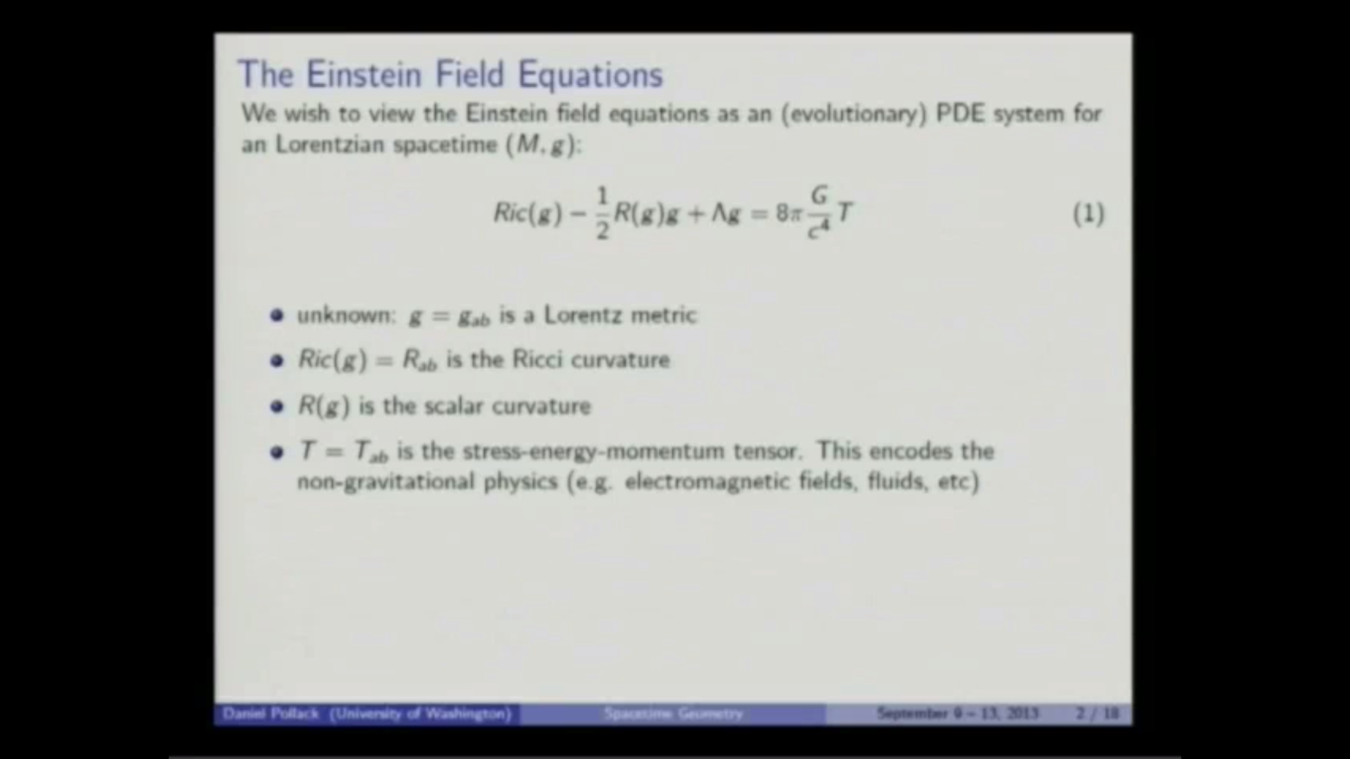 The Einstein Field Equations: A PDE Perspective Thumbnail