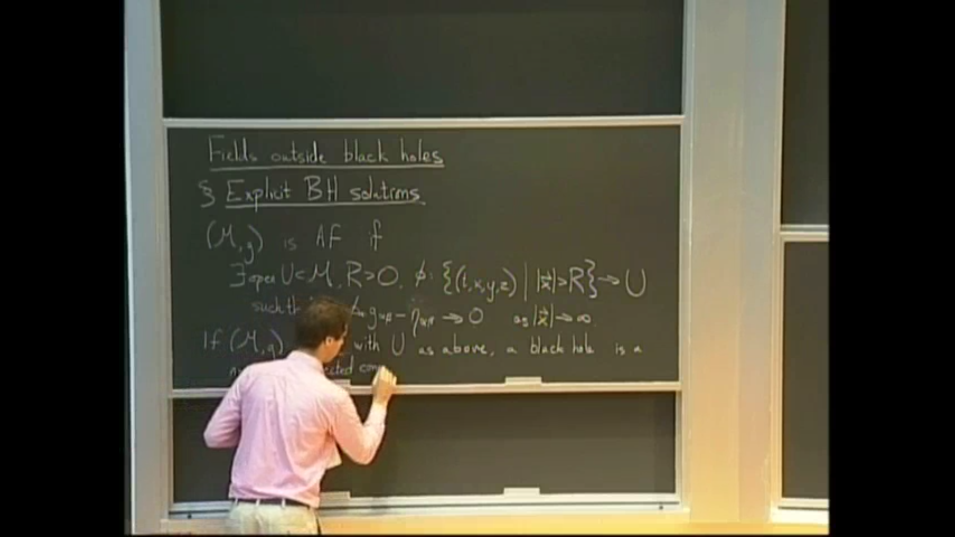 Introduction to decay of fields outside black holes Thumbnail