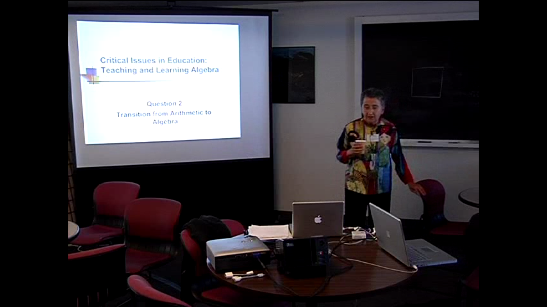 Critical Issues In Mathematics Education 2008: Parallel Sessions 2, question 1 Thumbnail