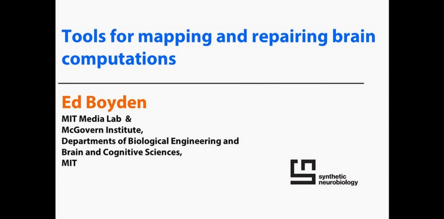 Tools for Mapping Brain Computations- Edward Boyden, MIT Thumbnail