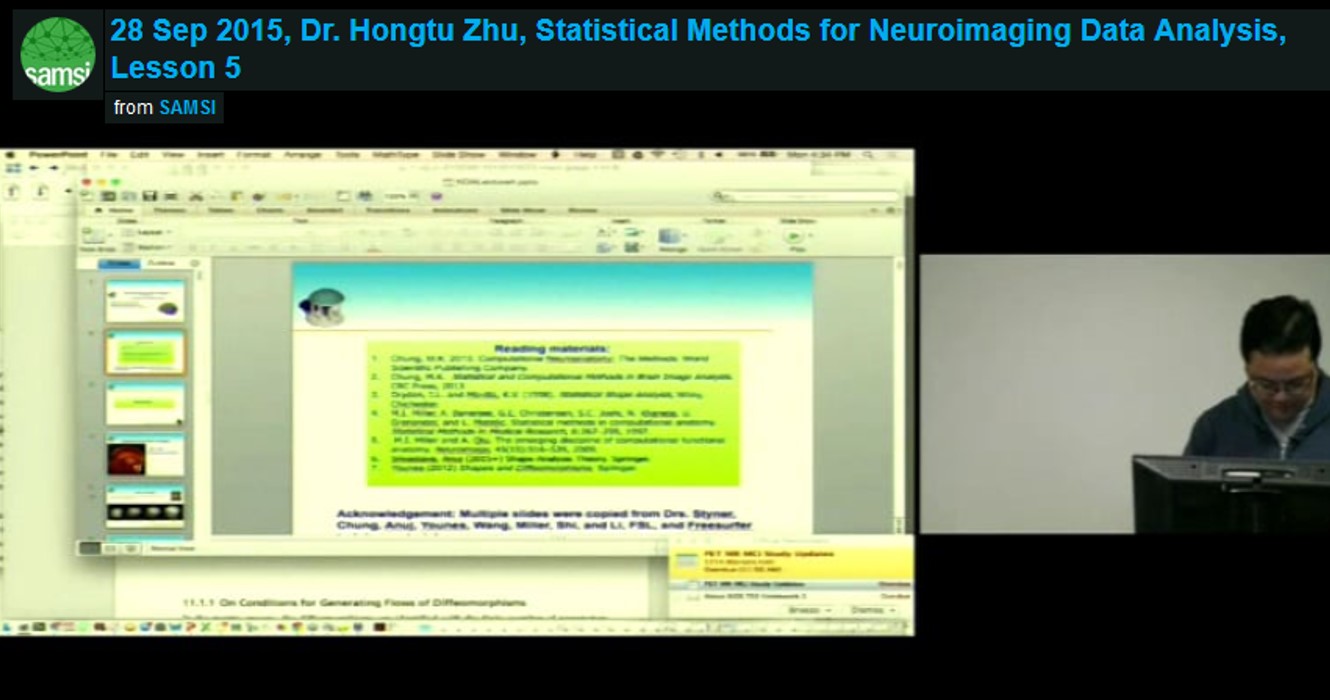 CCNS Fall Course: Hongtu Zhu - Statistical Methods for Neuroimaging Data Analysis, Lesson 5 Thumbnail