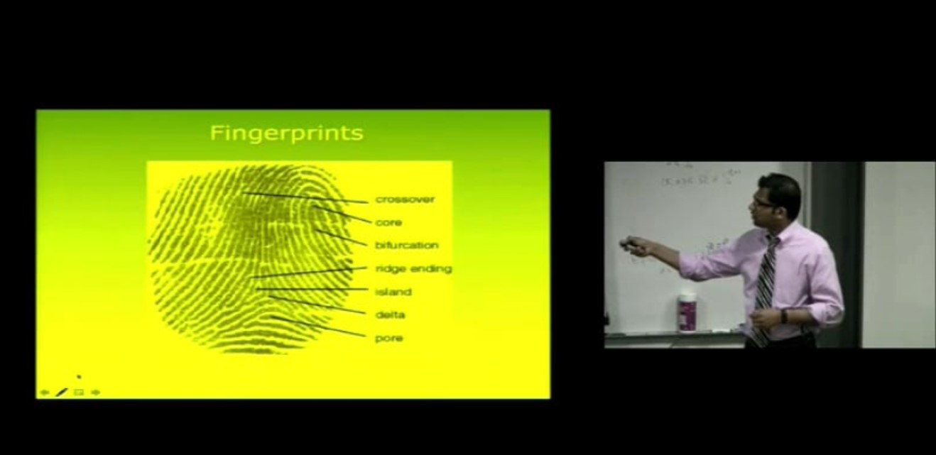 Forensics Fall Course: Arun Ross - Statistics and Applied Mathematical Science Aspects of Forensic Science – Part 1; Fingerprint Recognition Thumbnail