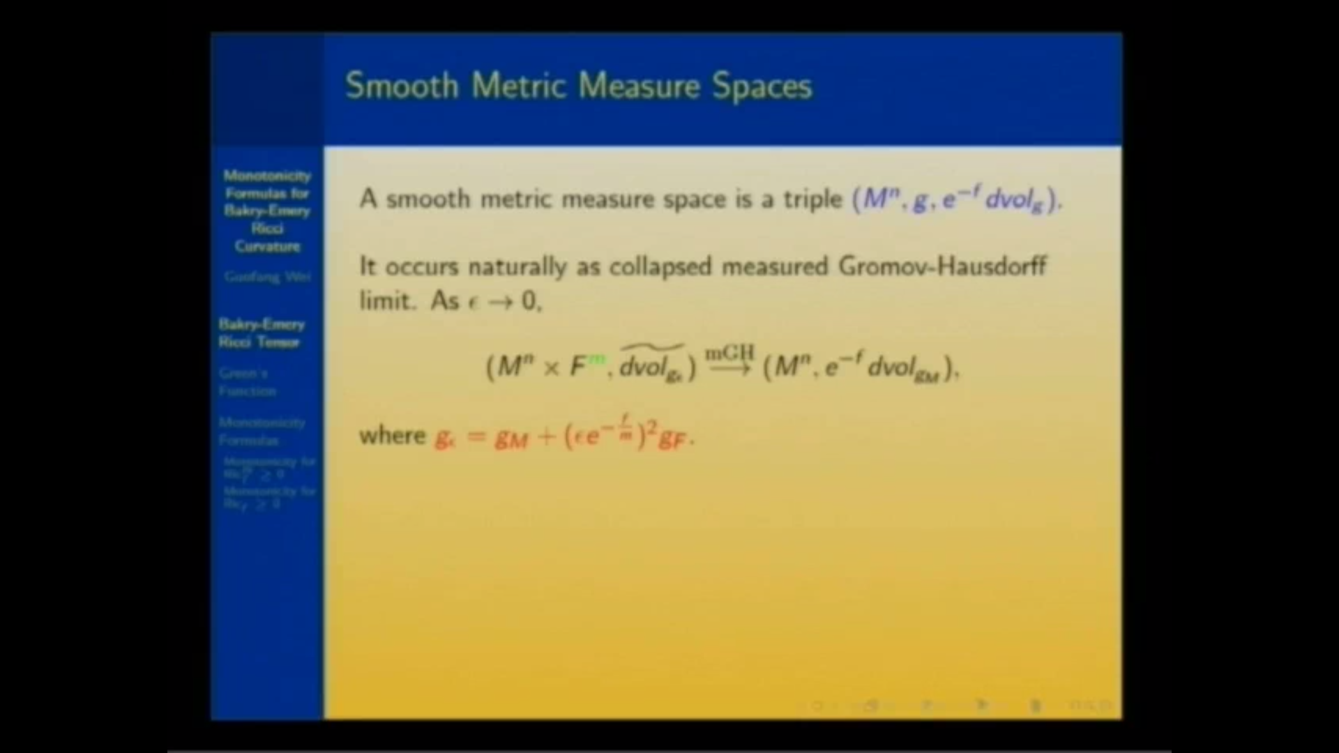 Monotonicity Formulas for Bakry-Emery Ricci Curvature Thumbnail