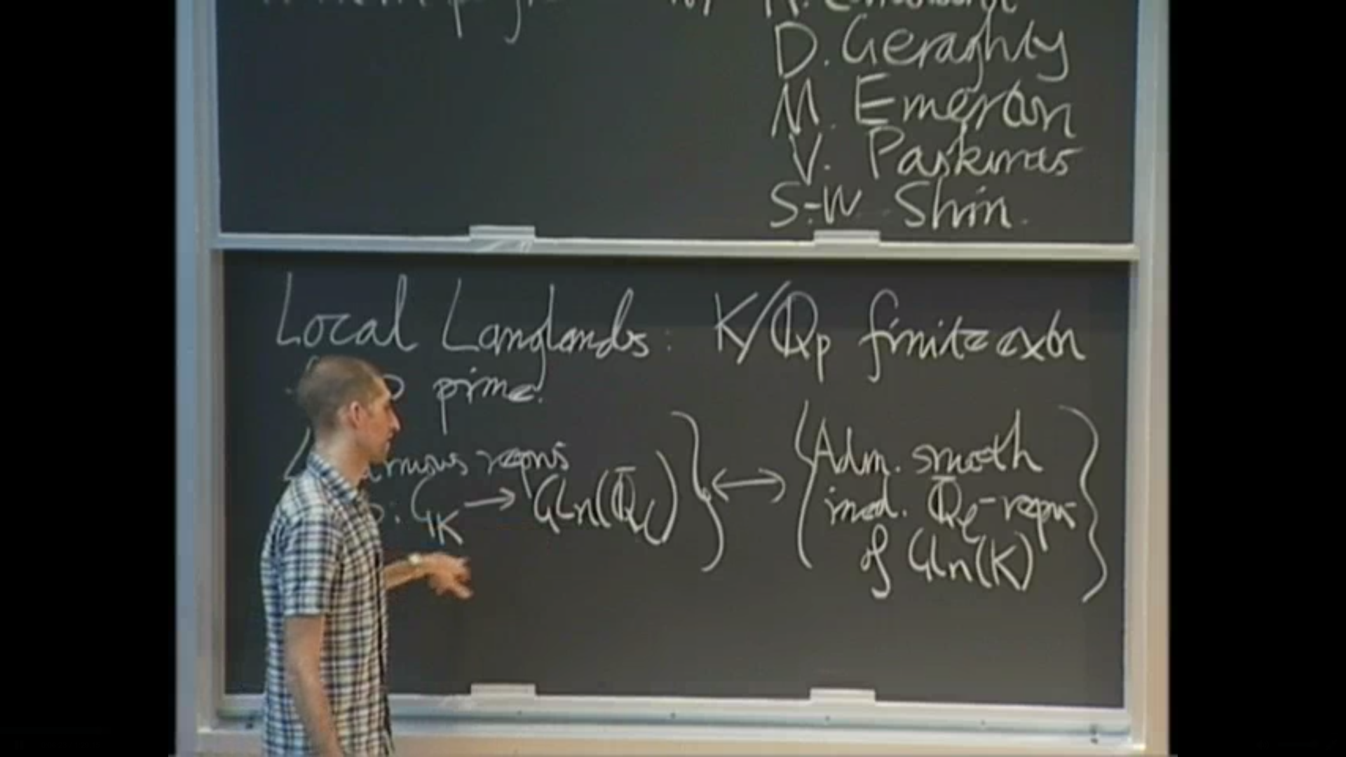 New Geometric Techniques in Number Theory, lecture 12 Thumbnail