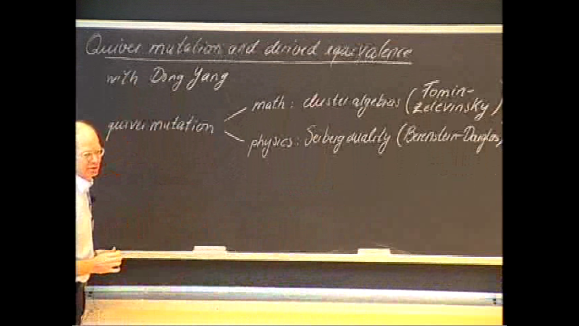 Mutations of quivers with potentials and derived equivalences Thumbnail