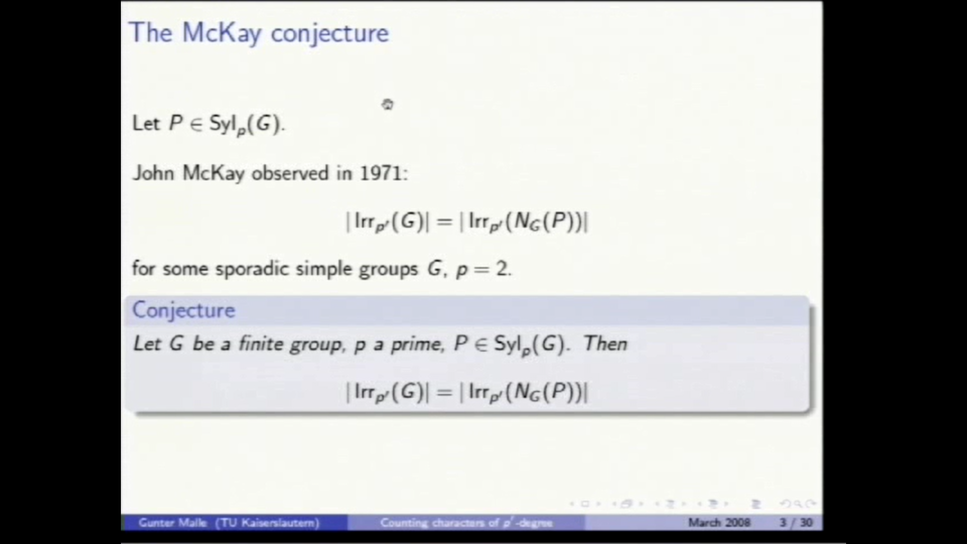 Counting Characters of p'-degree Thumbnail