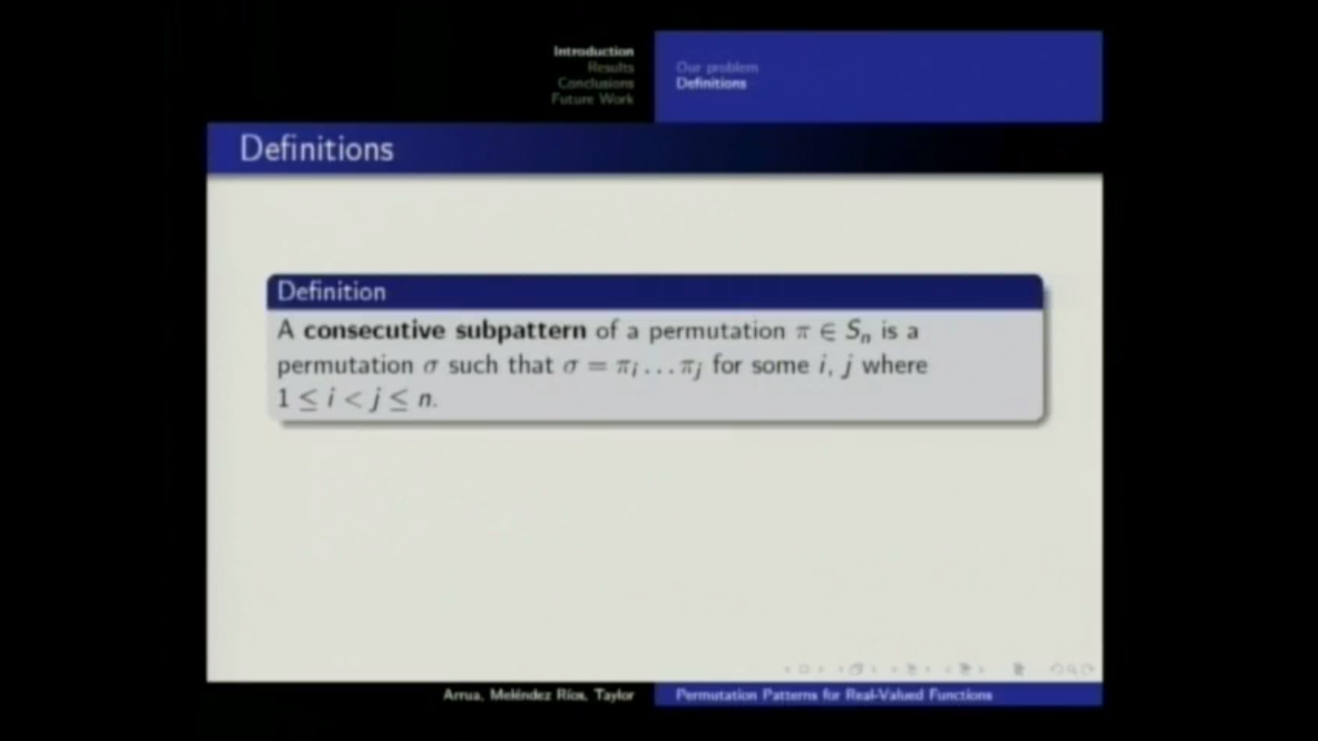 Permutation Patterns for Real-Valued Functions Thumbnail