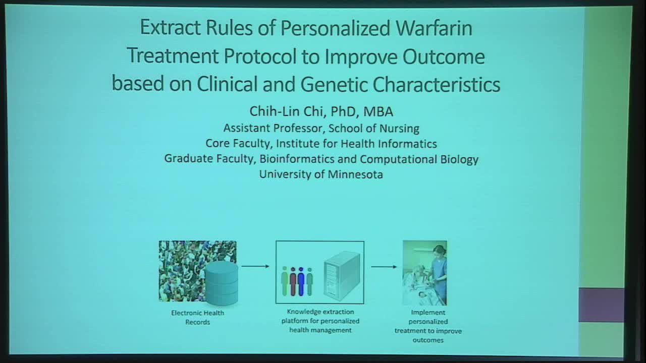 Optimal Decision Support Rules Improve Personalize Warfarin Treatment Outcomes Thumbnail