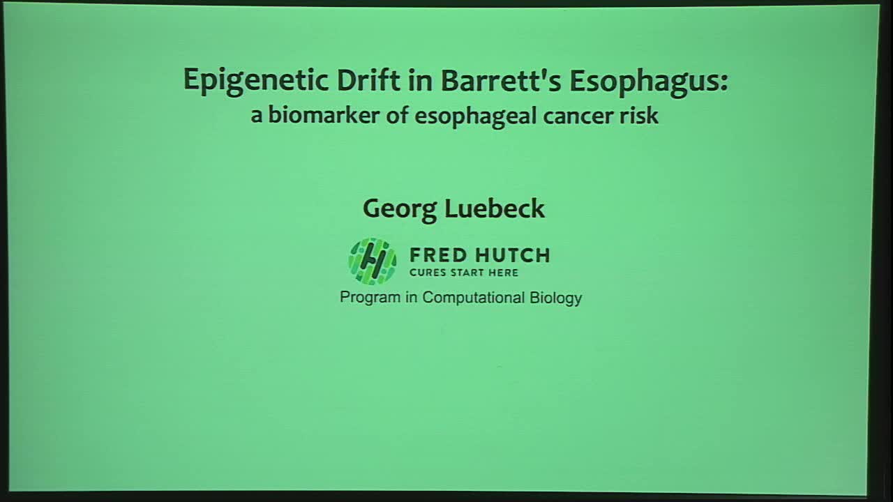 Epigenetic Drift in Barrett's Esophagus: a biomarker of esophageal cancer risk Thumbnail