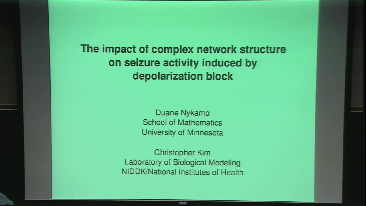 The impact of complex network structure on seizure activity induced by depolarization block Thumbnail