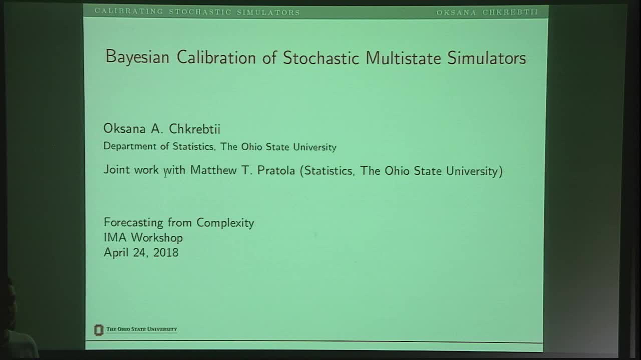 Bayesian Calibration of Multistate Stochastic Simulators Thumbnail