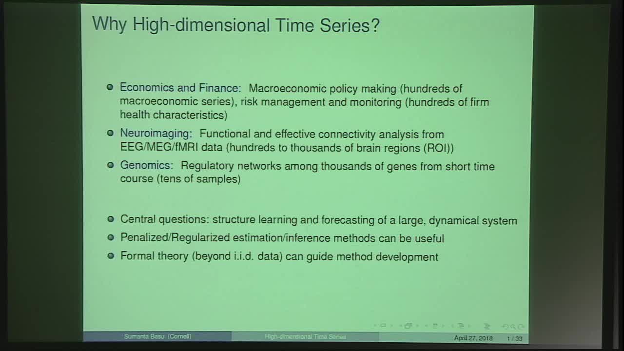 Regularized Estimation in High-dimensional Time Series Models Thumbnail