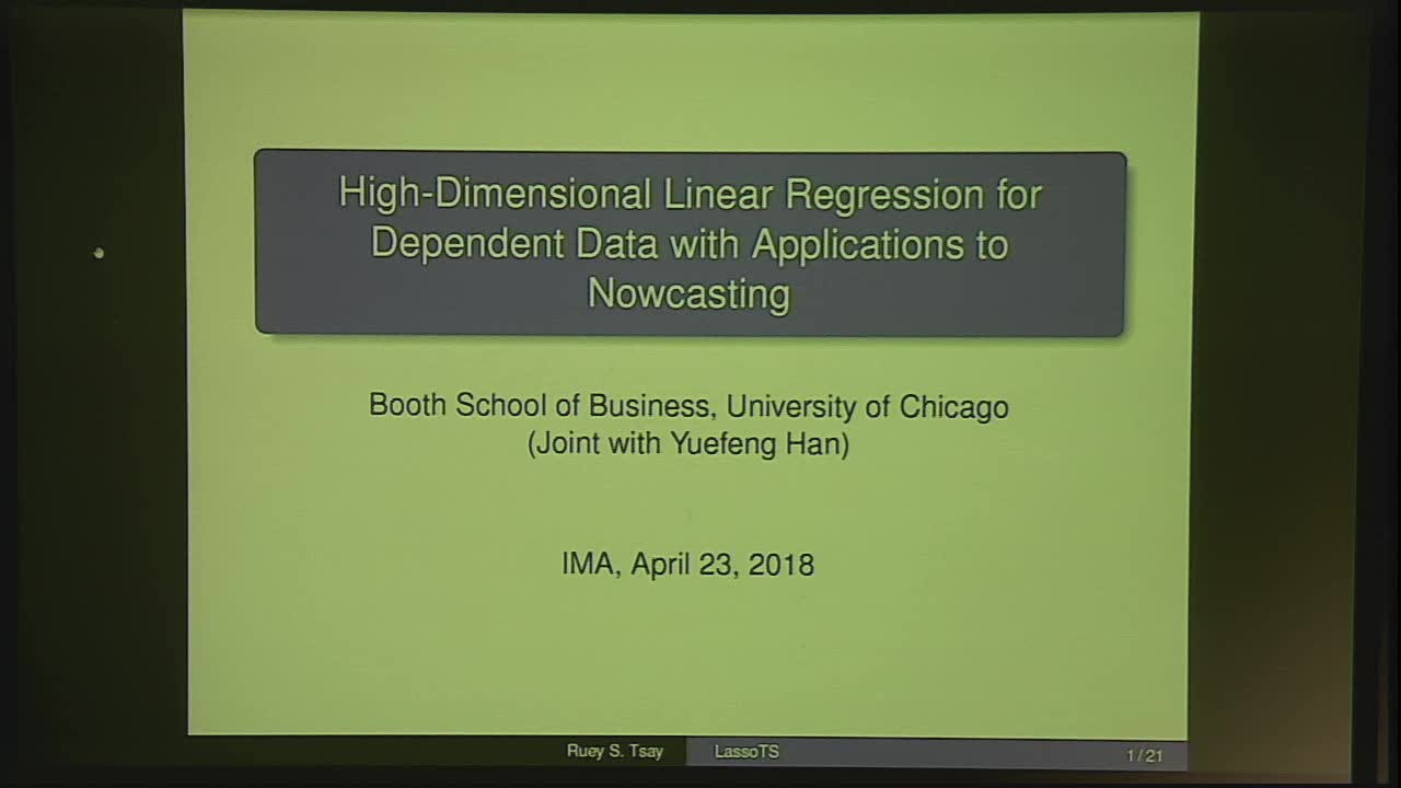 High-dimensional Linear Regression for Dependent Observations with Application to Nowcasting Thumbnail