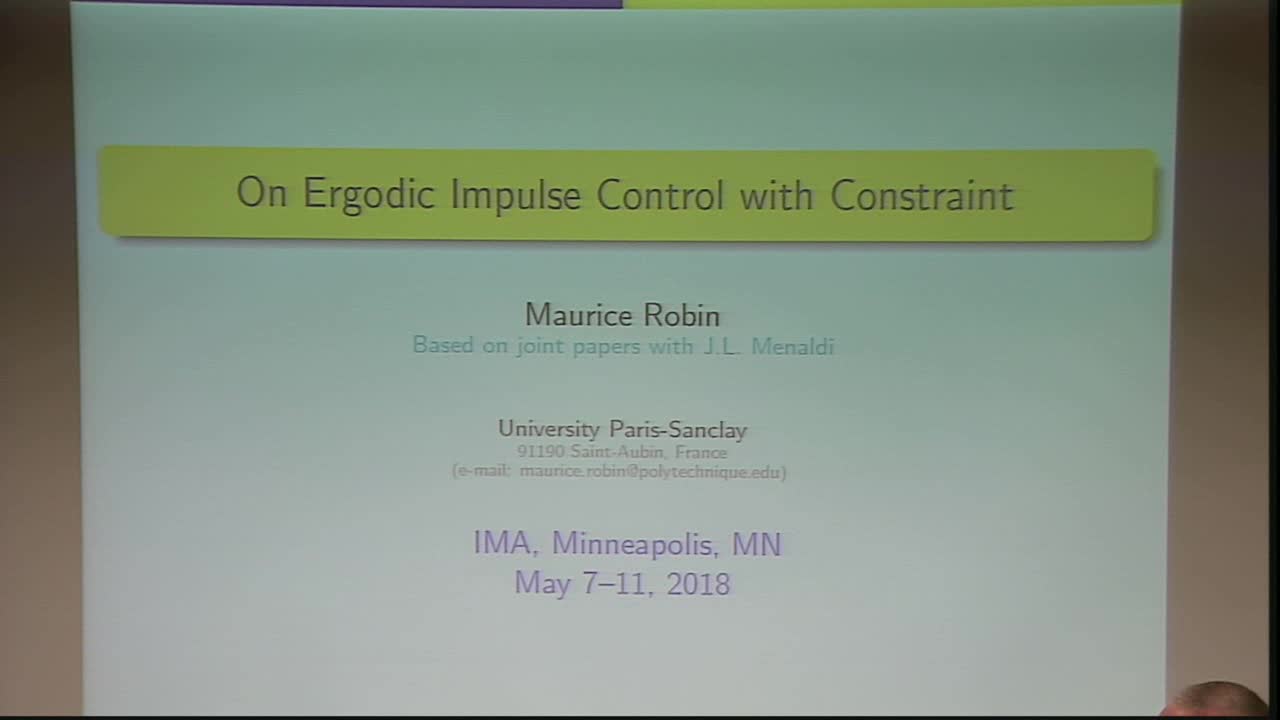 On ergodic impulse control with constraint Thumbnail