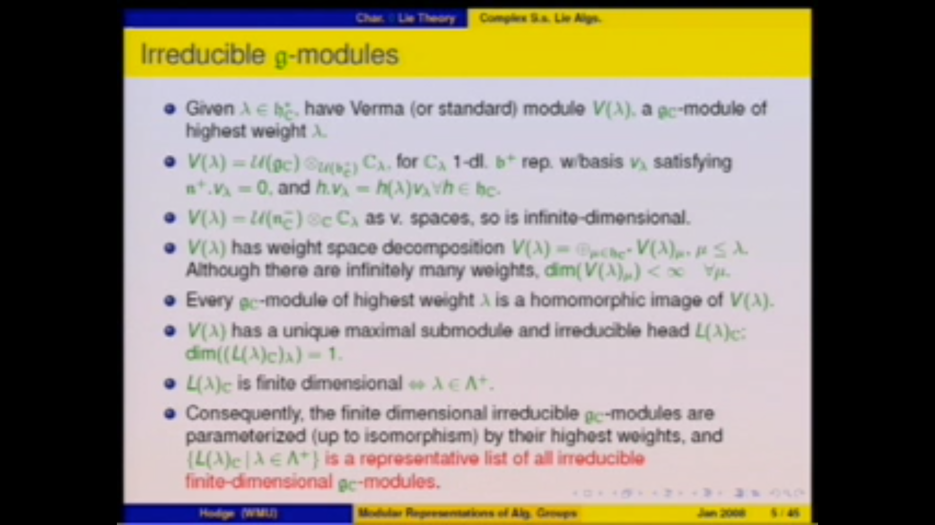 Modular Representations of Algebraic Groups: Or To Characteristic Zero and Back Again, with Applications to Representations of Finite Groups of Lie Type in the Defining Characteristic Thumbnail