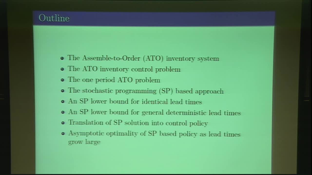 Asymptotically Optimal Inventory Control for Assemble-to-Order Systems Thumbnail