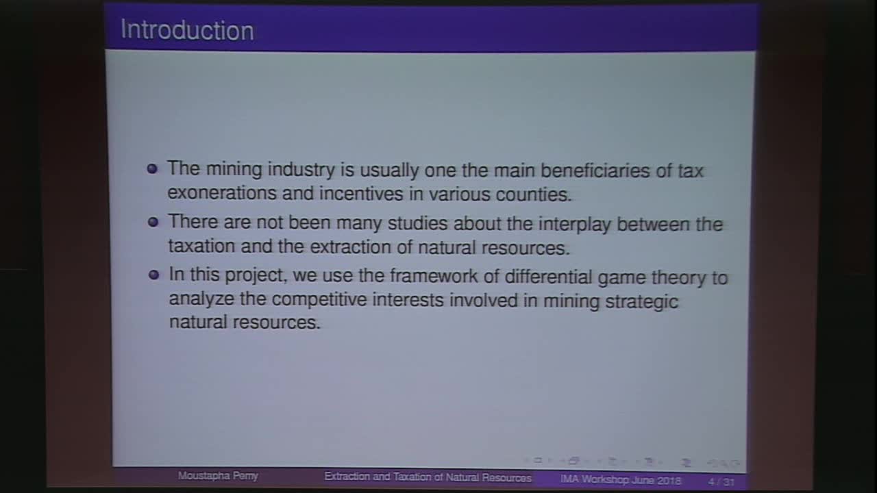 Optimal Extraction and Taxation of Strategic Natural Resources: A Differential Game Approach Thumbnail