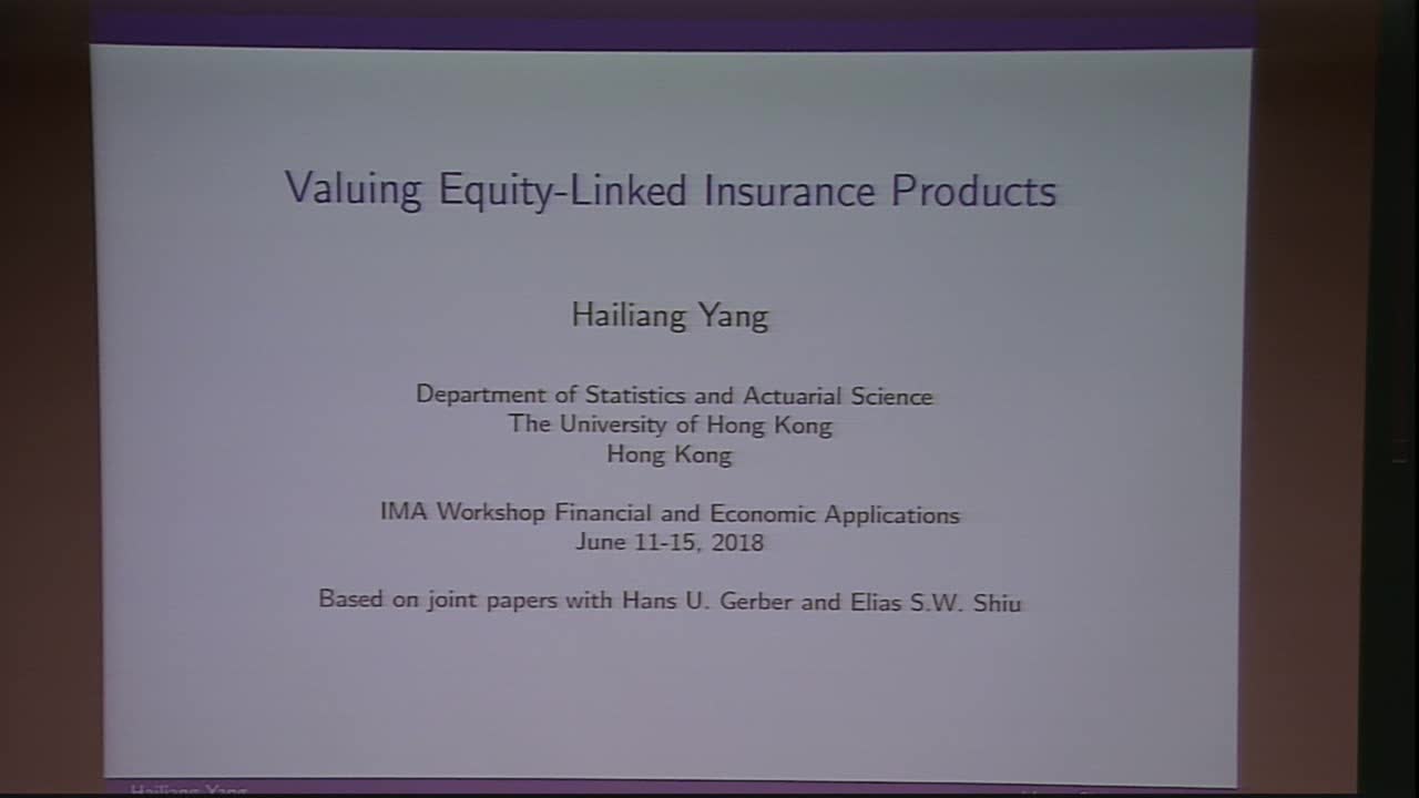 Valuing Equity-Linked Insurance Products Thumbnail