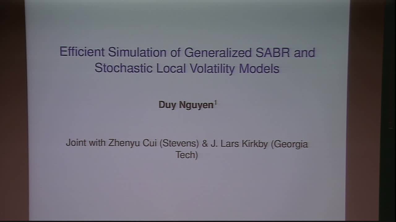 Efficient Simulation of Generalized SABR and Stochastic Local Volatility Models Thumbnail