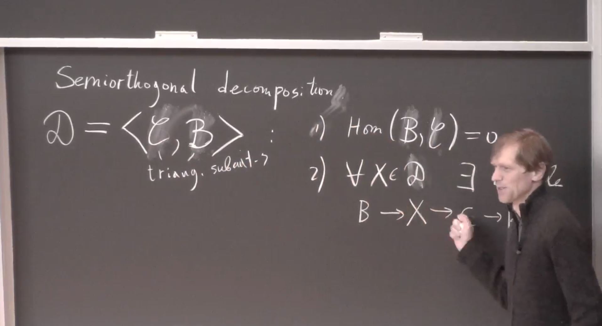 Derived Categories: 07/02/18 - Lecture 1 Thumbnail