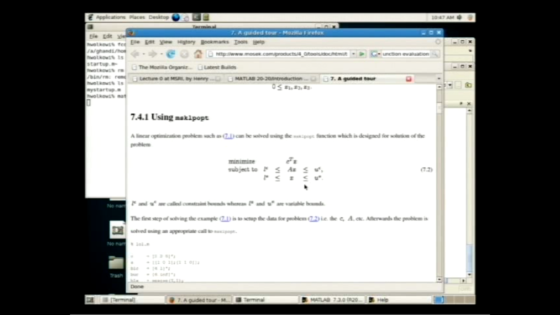 Continuous Optimization and Applications: Graduate Course - Lecture 6 Thumbnail