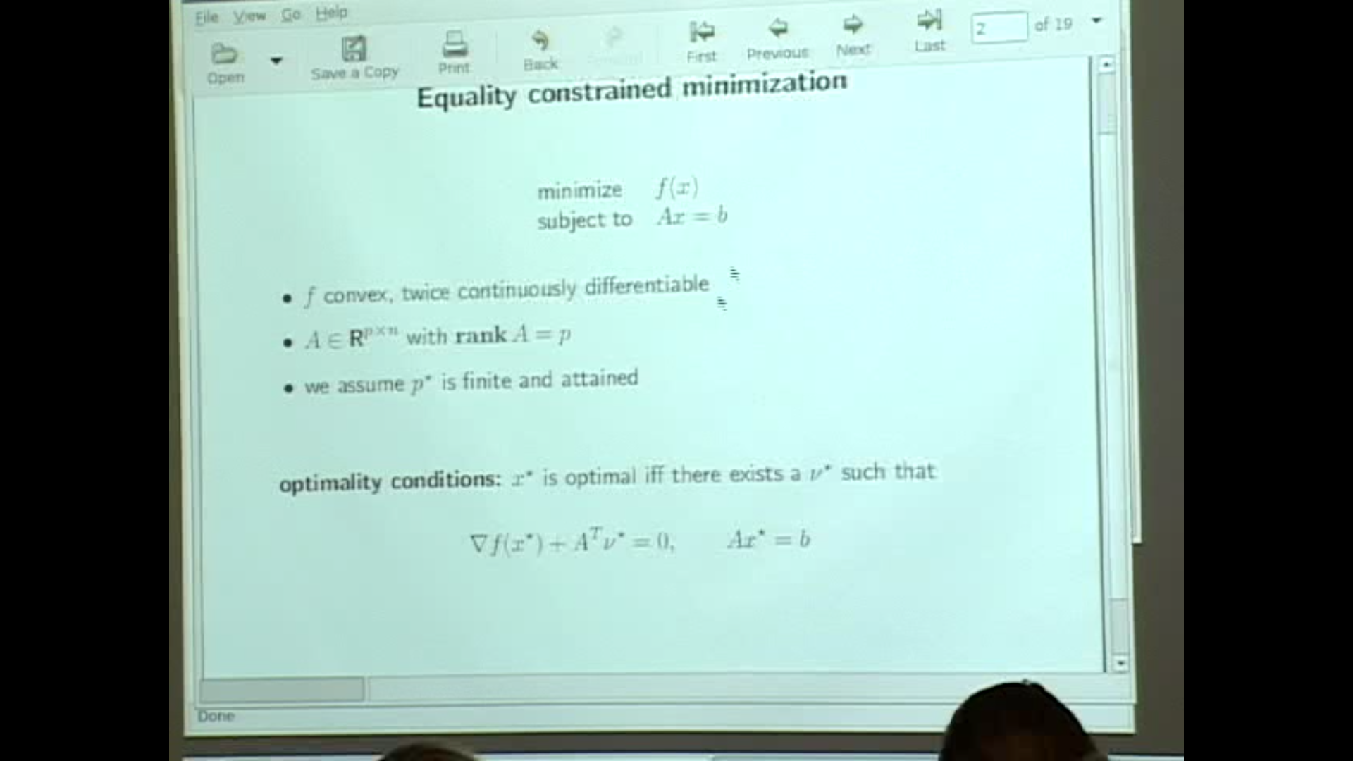 Continuous Optimization and Applications: Graduate Course - Lecture 24 Thumbnail