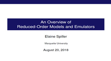 MUMS Opening Workshop: An Overview of Reduced-Order Models and Emulators Thumbnail